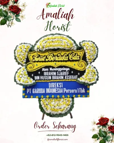 Papan Bunga Duka di Andir