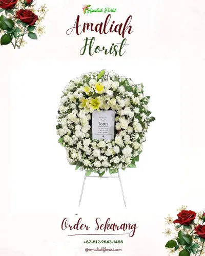 Krans Bunga Duka Cita di Andir