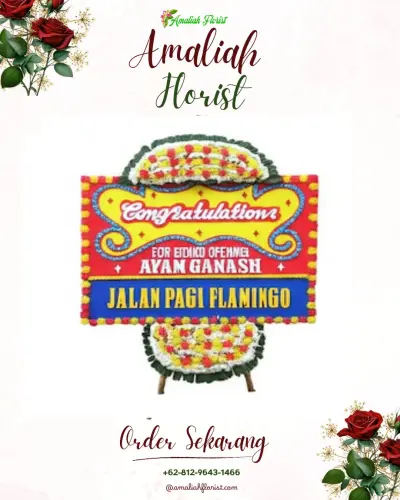 Bunga Papan Congratulation di Andir